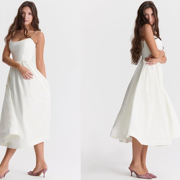 HOUSE OF CB 'Lolita' Ivory Corset Sundress NWOT - Picture 11 of 16